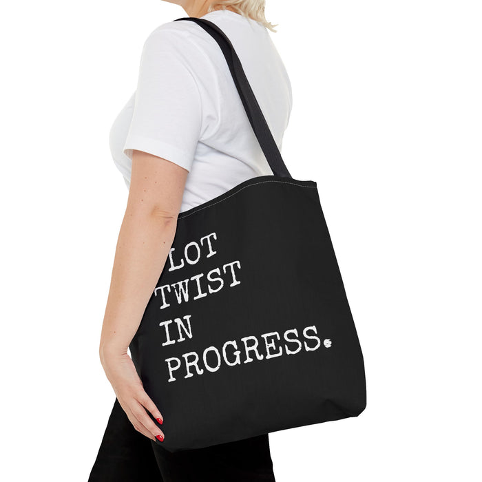 Plot Twist In Progress Tote Bag The Untamed Chapter Store