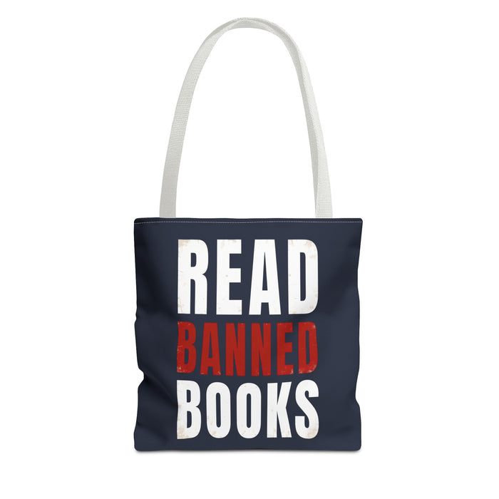 Read Banned Books Black Tote Bag Printify