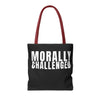 MORALLY CHALLENGED Tote Bag The Untamed Chapter Store