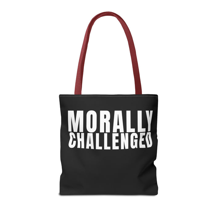 MORALLY CHALLENGED Tote Bag The Untamed Chapter Store
