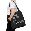 Plot Twist In Progress Tote Bag The Untamed Chapter Store