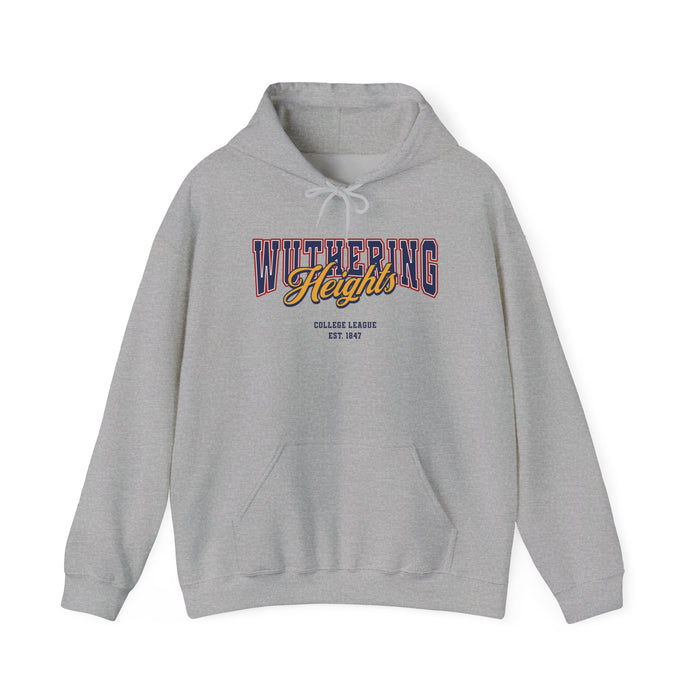 Emily Bronte Wuthering Heights Hoodie | Unisex Varsity Hoodie | Gothic Romance | Dark Academia Clothing | Valentines Gifts | Gifts for Her Printify