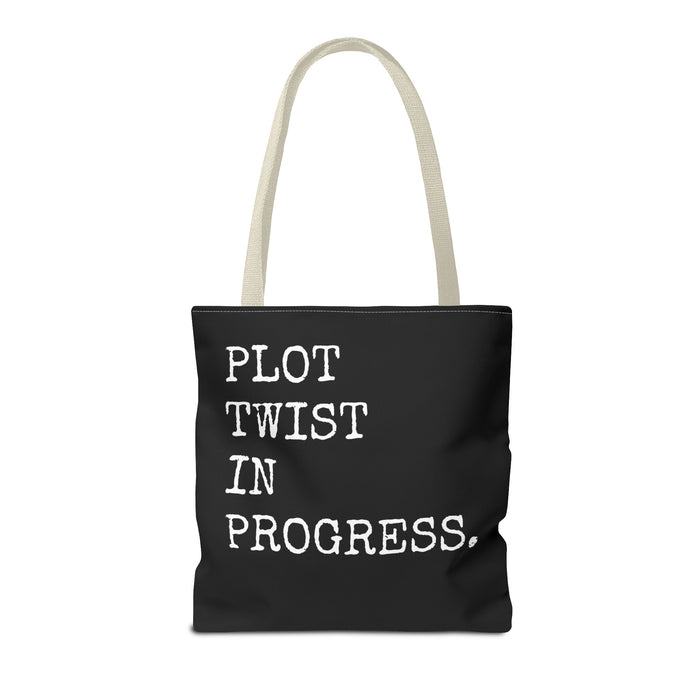Plot Twist In Progress Tote Bag The Untamed Chapter Store