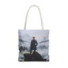 Wanderer Above the Sea Mist Tote Bag – Classic Dark Academia Art Tote Printify