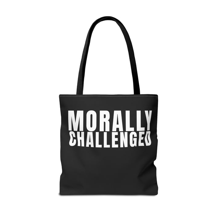 MORALLY CHALLENGED Tote Bag The Untamed Chapter Store