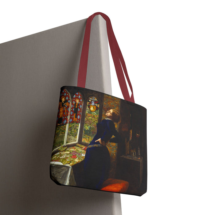 John Everett Millais's Mariana (1851) All-Over Print Tote Bag Printify