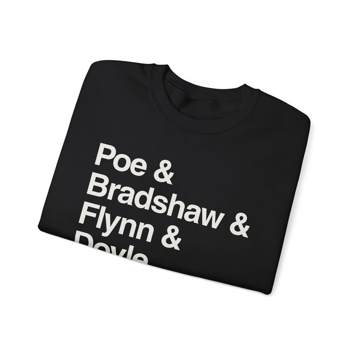 MW Craven Official Merchandise Poe & Bradshaw & Flynn & Doyle Sweatshirt