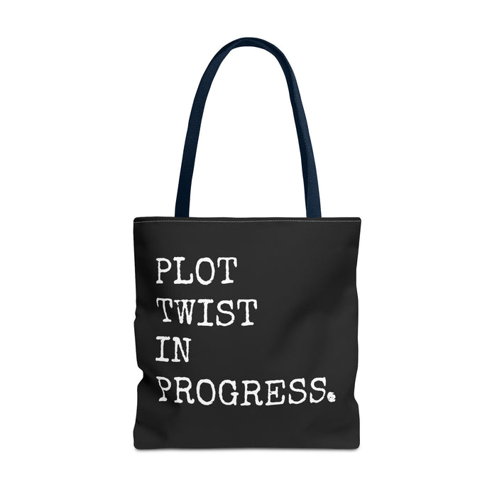Plot Twist In Progress Tote Bag The Untamed Chapter Store