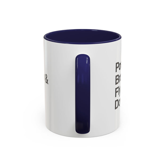 Coffee Mug — Minimalist Names Design (Poe & Bradshaw & Flynn & Doyle) Printify