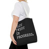 Plot Twist In Progress Tote Bag The Untamed Chapter Store