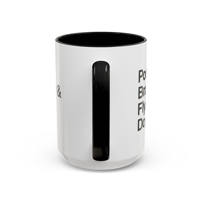 Coffee Mug — Minimalist Names Design (Poe & Bradshaw & Flynn & Doyle) Printify