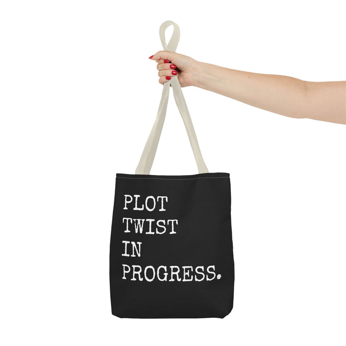 Plot Twist In Progress Tote Bag The Untamed Chapter Store