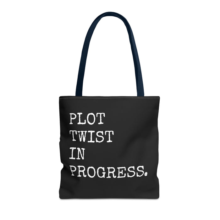Plot Twist In Progress Tote Bag The Untamed Chapter Store