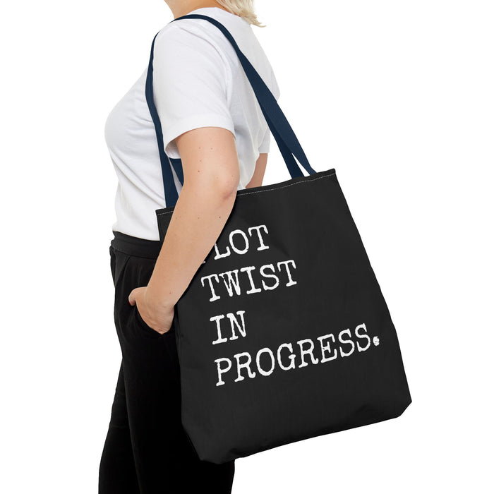 Plot Twist In Progress Tote Bag The Untamed Chapter Store