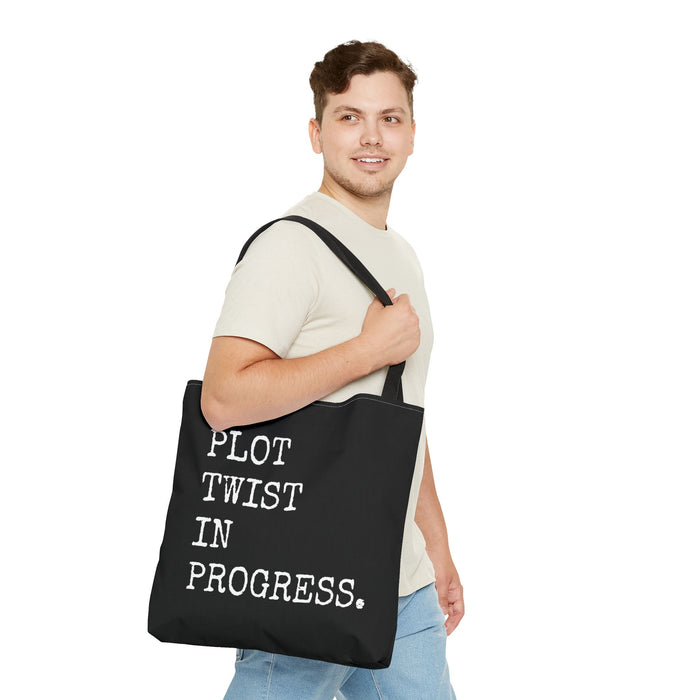 Plot Twist In Progress Tote Bag The Untamed Chapter Store