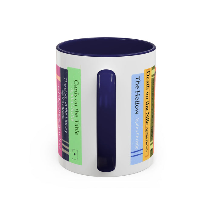 Agatha Christie Bookshelf Accent Coffee Mug The Untamed Chapter Store