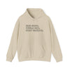 Read Books. Cuddle Cats. Fight Fascists. Hoodie Printify