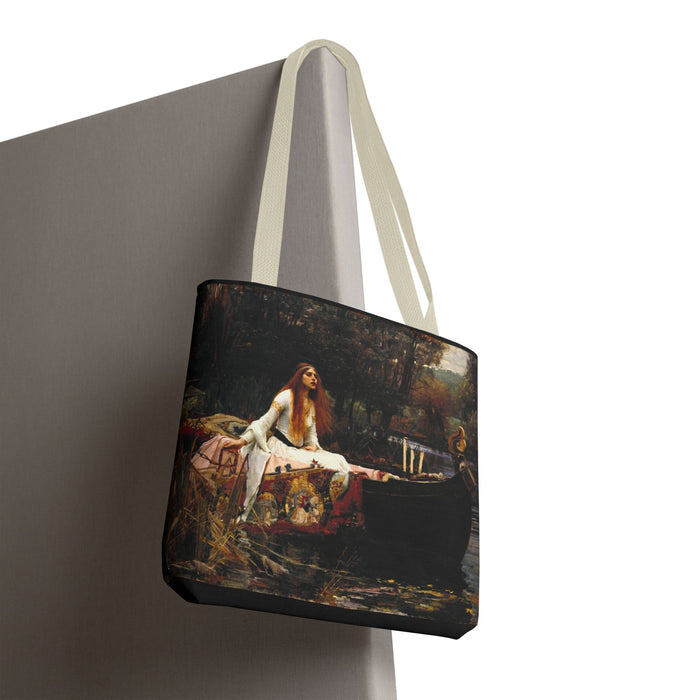 Lady of Shalott Art Tote — Pre-Raphaelite Painting Tote Bag Printify