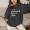 MW Craven Official Merchandise Poe & Bradshaw & Flynn & Doyle Hoodie Printify