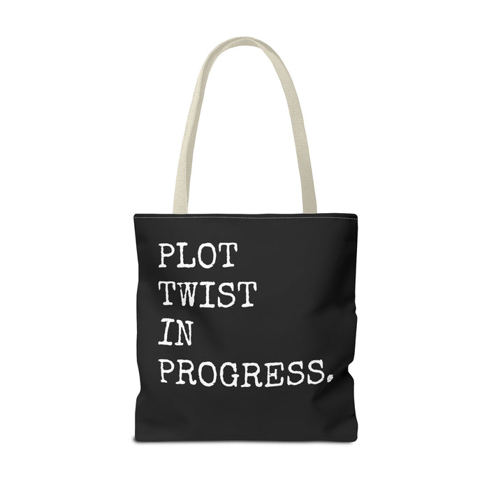 Plot Twist In Progress Tote Bag The Untamed Chapter Store