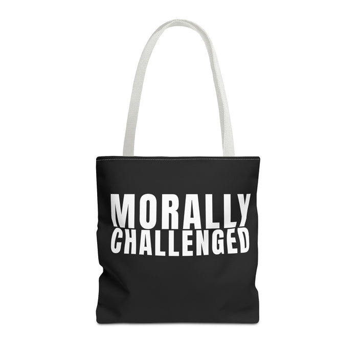 MORALLY CHALLENGED Tote Bag The Untamed Chapter Store