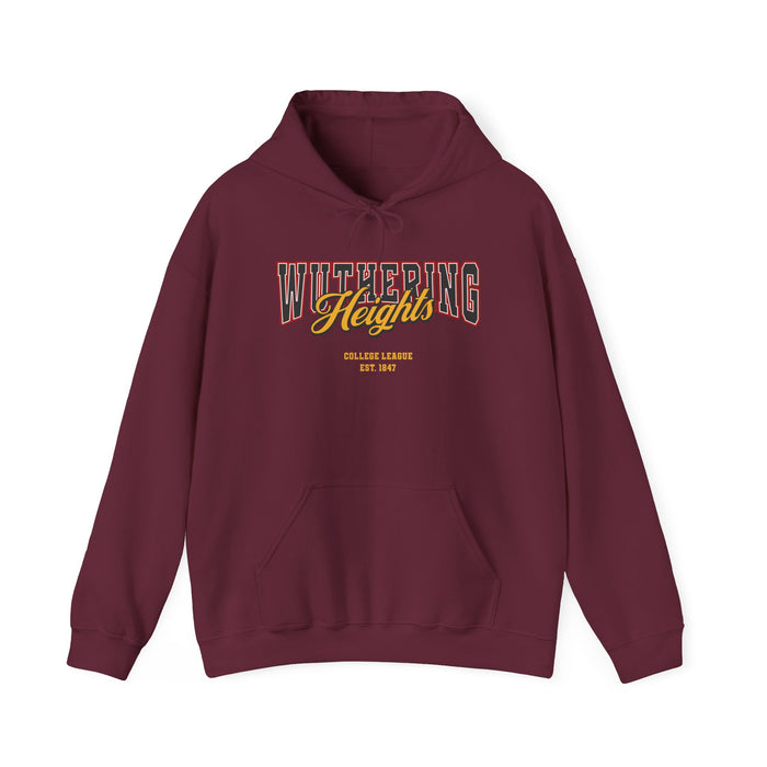 Emily Bronte Wuthering Heights Hoodie | Unisex Varsity Hoodie | Gothic Romance | Dark Academia Clothing | Valentines Gifts | Gifts for Her Printify