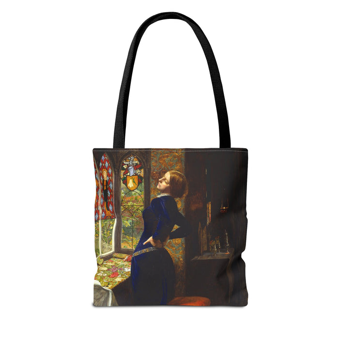 John Everett Millais's Mariana (1851) All-Over Print Tote Bag Printify