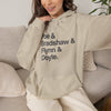 MW Craven Official Merchandise Poe & Bradshaw & Flynn & Doyle Hoodie Printify