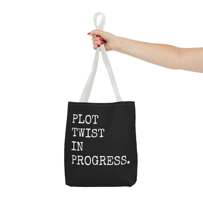 Plot Twist In Progress Tote Bag The Untamed Chapter Store
