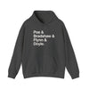MW Craven Official Merchandise Poe & Bradshaw & Flynn & Doyle Hoodie Printify