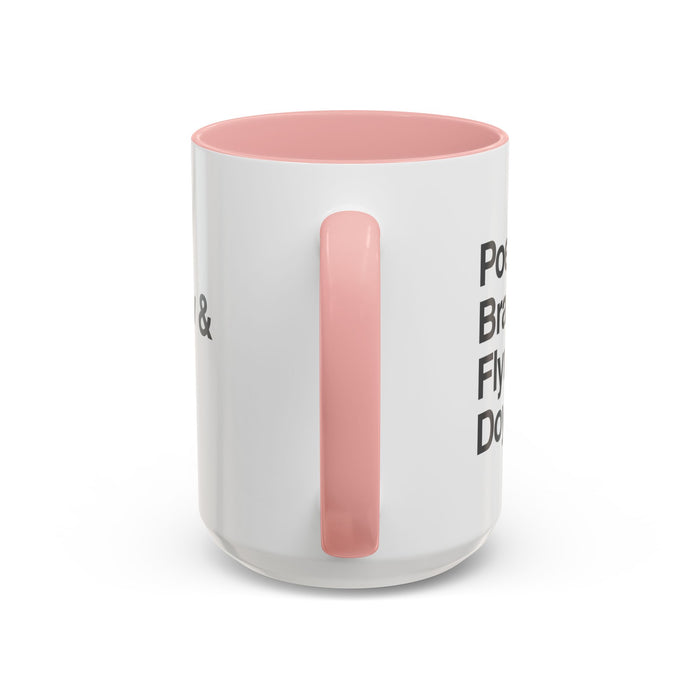 Coffee Mug — Minimalist Names Design (Poe & Bradshaw & Flynn & Doyle) Printify