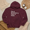 MW Craven Official Merchandise Poe & Bradshaw & Flynn & Doyle Hoodie Printify