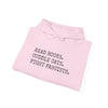 Read Books. Cuddle Cats. Fight Fascists. Hoodie Printify