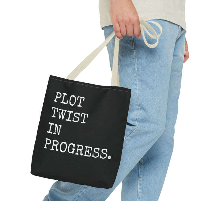 Plot Twist In Progress Tote Bag The Untamed Chapter Store