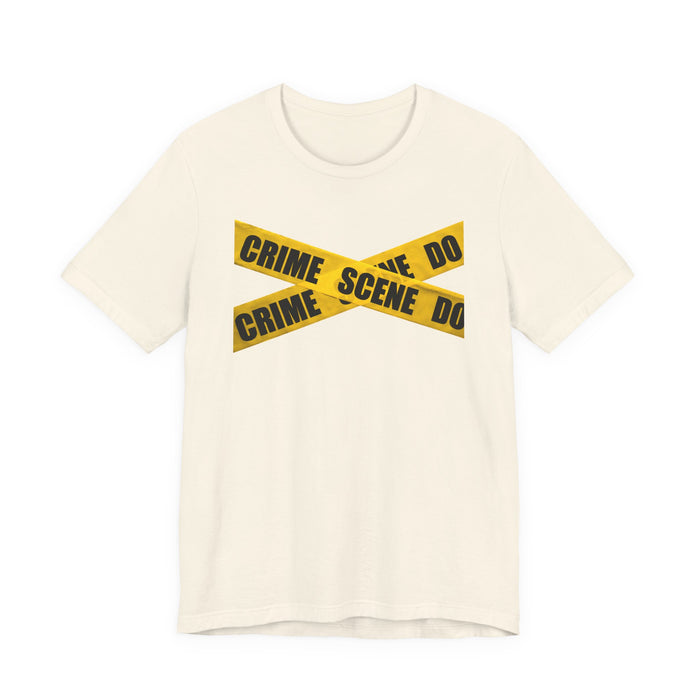 Crime Scene Tape T‑Shirt Printify
