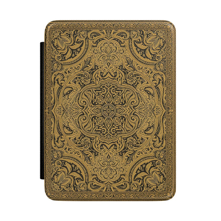 Vintage Ornate Embossed Stlyle Pattern Kindle Case | Leather-Style eReader Cover Printify