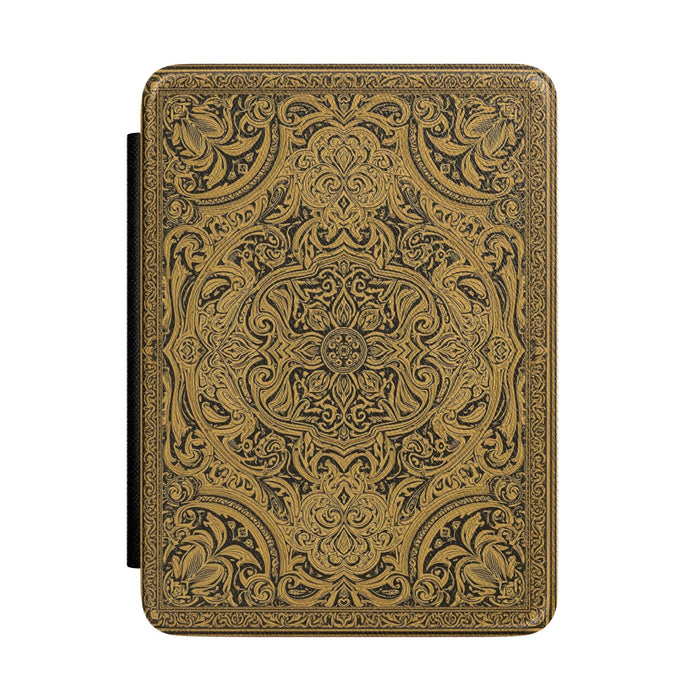 Vintage Ornate Embossed Stlyle Pattern Kindle Case | Leather-Style eReader Cover Printify