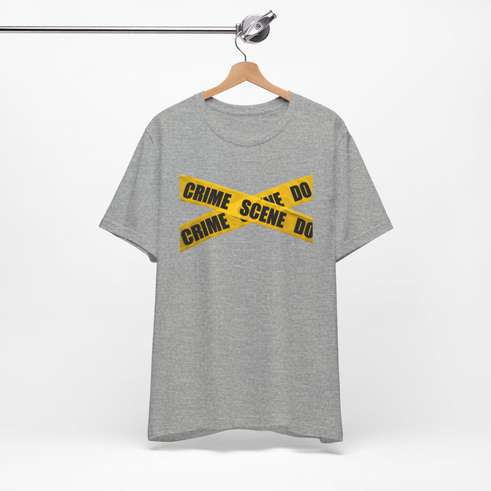 Crime Scene Tape T‑Shirt Printify