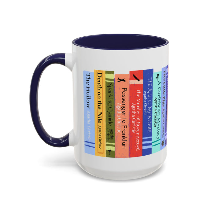 Agatha Christie Bookshelf Accent Coffee Mug The Untamed Chapter Store