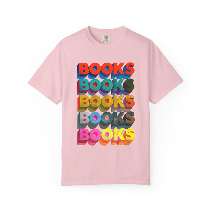Vibrant BOOKS Typography T-shirt The Untamed Chapter Store