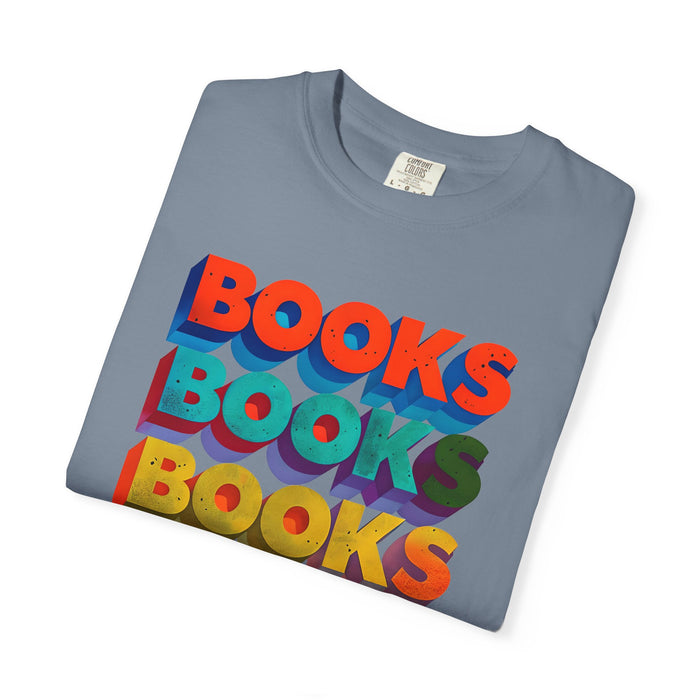 Vibrant BOOKS Typography T-shirt The Untamed Chapter Store