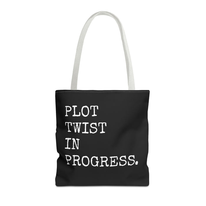 Plot Twist In Progress Tote Bag The Untamed Chapter Store