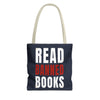 Read Banned Books Black Tote Bag Printify