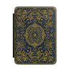 Ornate Gold Filigree Kindle Case | Antique Blue Boho Book Cover Printify