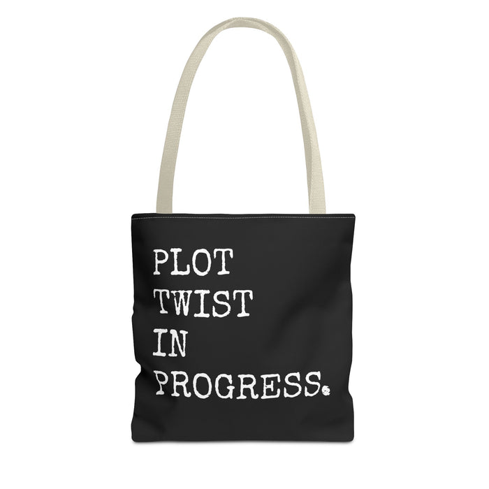 Plot Twist In Progress Tote Bag The Untamed Chapter Store