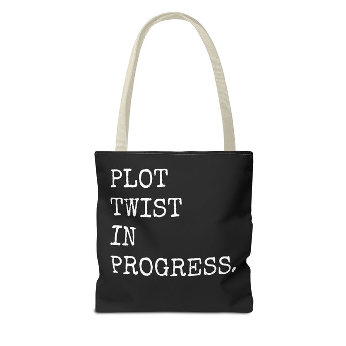 Plot Twist In Progress Tote Bag The Untamed Chapter Store