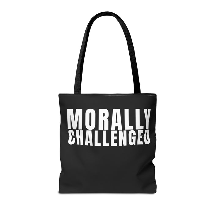 MORALLY CHALLENGED Tote Bag The Untamed Chapter Store