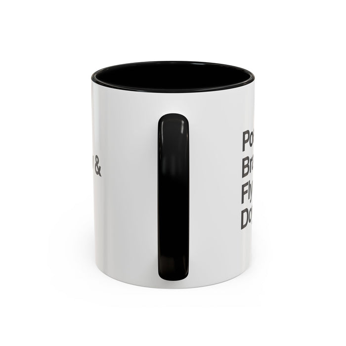 Coffee Mug — Minimalist Names Design (Poe & Bradshaw & Flynn & Doyle) Printify