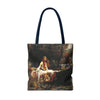 Lady of Shalott Art Tote — Pre-Raphaelite Painting Tote Bag Printify