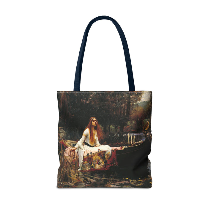 Lady of Shalott Art Tote — Pre-Raphaelite Painting Tote Bag Printify
